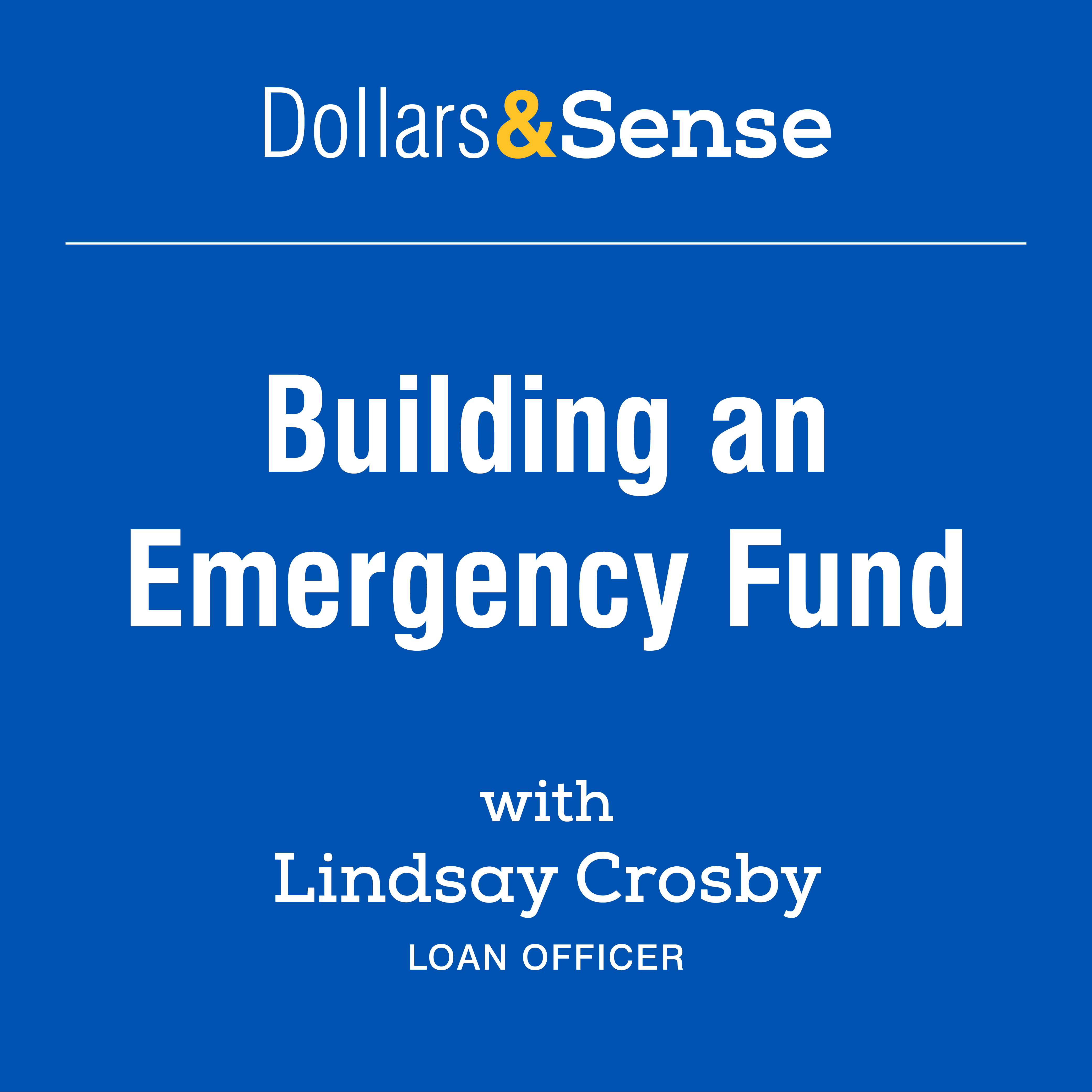 Building an Emergency Fund