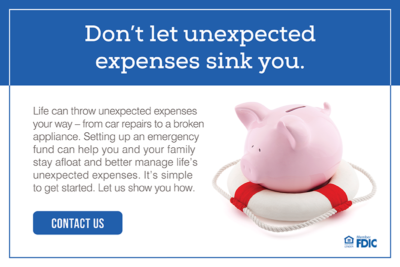 Don't let unexpected expenses sink you.