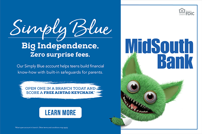 Simply Blue. Big Independence. Zero surprise fees. Our Simply Blue account helps teens build financial know-how with built-in safeguards for parents. Learn More